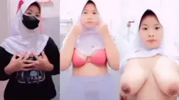 Putriana Terbaru di WC pake Jilbab Video by xNxx