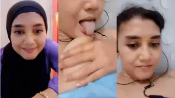 VCS Amel Lepas Hijab Jilat Uting Video by Tube8
